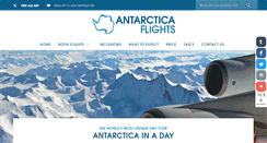 Desktop Screenshot of antarcticaflights.com.au